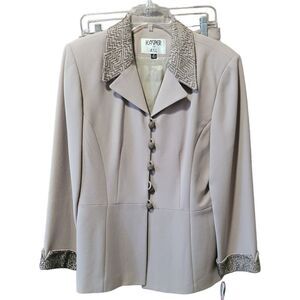 Kasper beaded suit 12